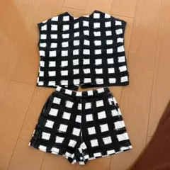 b.+A 】金子綾　チェックセットアップ
