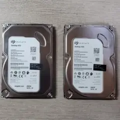 Seagate 500GB HDD／3.5インチ／7200RPM／2台セット