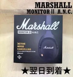 1 マーシャル MONITOR ANC ノイキャン 黒 ブラック.