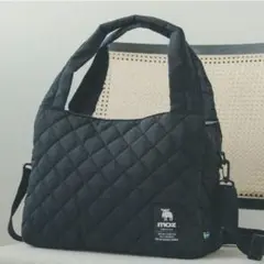 moz 3層キルティングバッグ モズ 2WAYバッグ トートバッグ