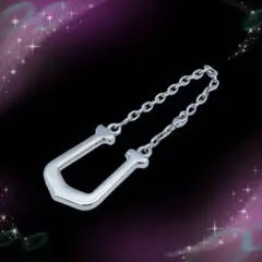 《美品》 カルティエ バッグチャーム キーホルダー シルバー
