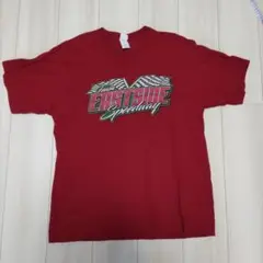 Team Eastside Speedway Tシャツ 赤　バックプリント