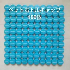 ペットボトルキャップ 水色(NESCAFÉ) 100個セット
