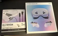 Meta Quest 3S 128GB ＆ エレコムUSB-C ケーブル 5m