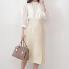 PROPOTION BODYDORESSING サイド釦タイトスカート