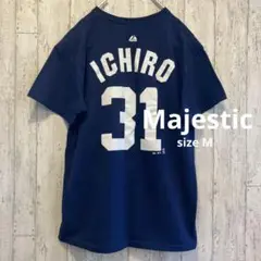 Majestic　MLB NY ヤンキース　ICHIRO 31　Tシャツ　M