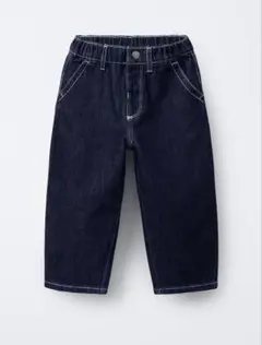 【ZARA KIDS】ラベル付バギーデニムパンツ 5歳 110cm ブルー