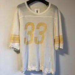 A エース　麻フットボールTシャツ2サイズ