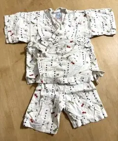 ミキハウス　金魚柄コットン甚平 100サイズ