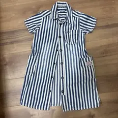 BREEZE デニム　ストライプ ワンピース 110