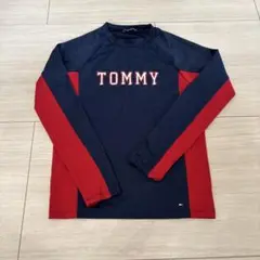 TOMMY HILFIGER ラッシュガード 10-12 ネイビー/レッド