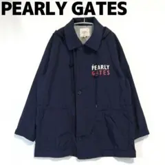 パーリーゲイツ フード付きジャケット メンズ ゴルフウェア ネイビー Sサイズ