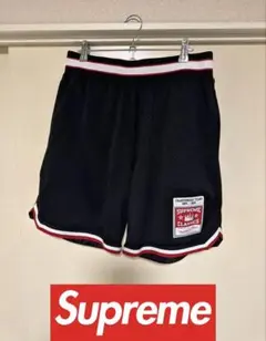 Supreme Mitchell & Ness バスケットパンツ 黒