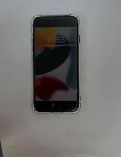 iPhone 7 ブラック クリアケース付き