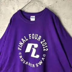 A1939古着　Tシャツ パープル　バックプリント