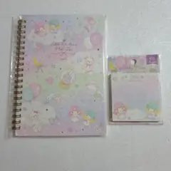 国内作家 たけいみき様 サンリオ キキララ コラボ ノート・付箋 2点セット