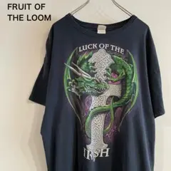 【レア】フルーツオブザルーム Tシャツ XL ドラゴン アイリッシュ 古着