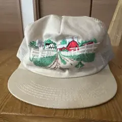 ヴィンテージトラッカーキャップ ベージュ
