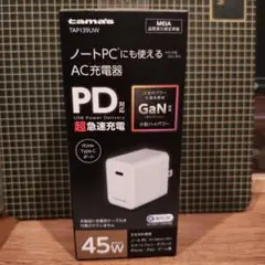 TAP139UW 45W USB Type-C 充電器　ケーブルセット