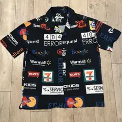 原宿 WARP ワープ 柄シャツ フリーサイズ