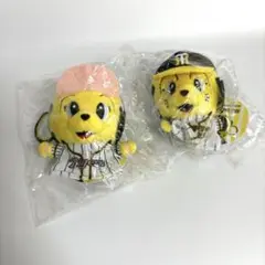 阪神タイガース　トラッキー&ラッキー　パペットぬいぐるみ