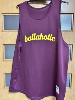ballaholic タンクトップ Lサイズ 赤紫 ワインレッド