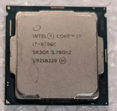 Intel Core i7-8700K CPU 3.70GHz 【349】