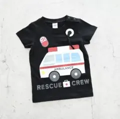 【新品未使用】CHEEK ROOM 90cm 救急車 Tシャツ