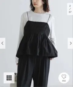 URBAN RESEARCH レース切り替えキャミブラウス