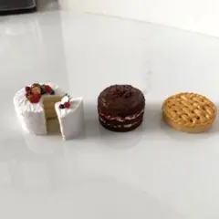 ミニチュアスイーツ・ミニチュアフード3点
