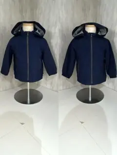 ⭐︎baby GAP フードブルゾン 紺 2点まとめ⭐︎双子 年子ちゃん 90 95