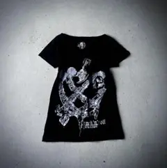 archive grunge 00s scull tide t