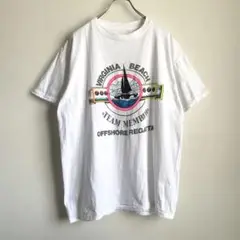 90s OFFSHORE REGATTA ヨットレース プリントTシャツ