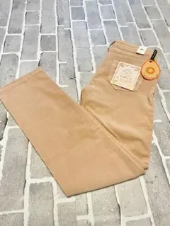 タグ付き新品　ビッグジョン　コーデュロイストレッチパンツ　ベージュ　ストレート