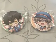 【ウィンブレ】十亀 ＋ 兎耳山 チェックセーラー 缶バッジセット