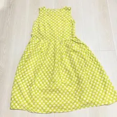 ハウスオブロータス ドット柄ワンピース