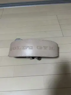 GOLD'S GYM ゴールドジム　トレーニングパワーベルト ベージュ