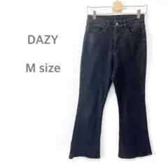 Dazy パンツ　フレアパンツ　ブラック　黒　M カジュアル