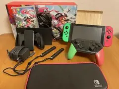 Nintendo Switch スプラ2 (128GB、プロコン、ケース付き)
