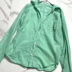 入手困難✨ フランクアンドアイリーン barry トップス ブラウス グリーン