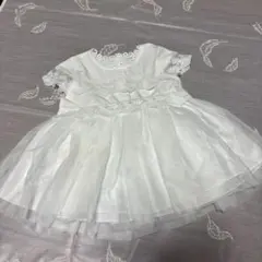 SHEIN shein 白 ワンピース ドレス お食い初め セレモニードレス