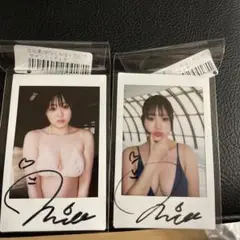 佐伯澪　最新作dvd購入特典直筆サイン入りチェキセット