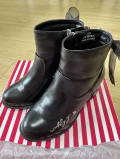 【ほぼ新品】ALGY アルジー　ブーツ　22㎝　黒