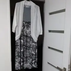 夏用　ロングワンピース（ボレロ付）着用1回のみ