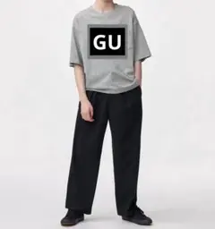 【美品】★GU★ バレルレッグスラックス