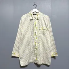 《Christian Dior》 ルームウェア パジャマ シャツ 日本製 総柄