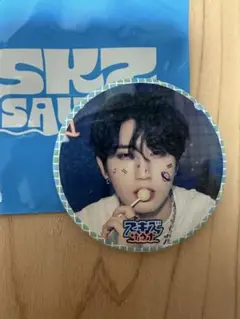 スキズ サウナ JYP ポップアップ 缶バッジ ハン