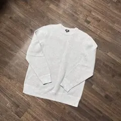 UNIQLO グレー クルーネック セーター XL