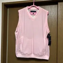 【未使用】BURBERRY GOLF ベスト　ピンク　メンズ　Mサイズ