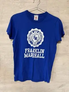 フランクリン＆マーシャル XSサイズ Tシャツ ブルー 半袖Tシャツ アメカジ